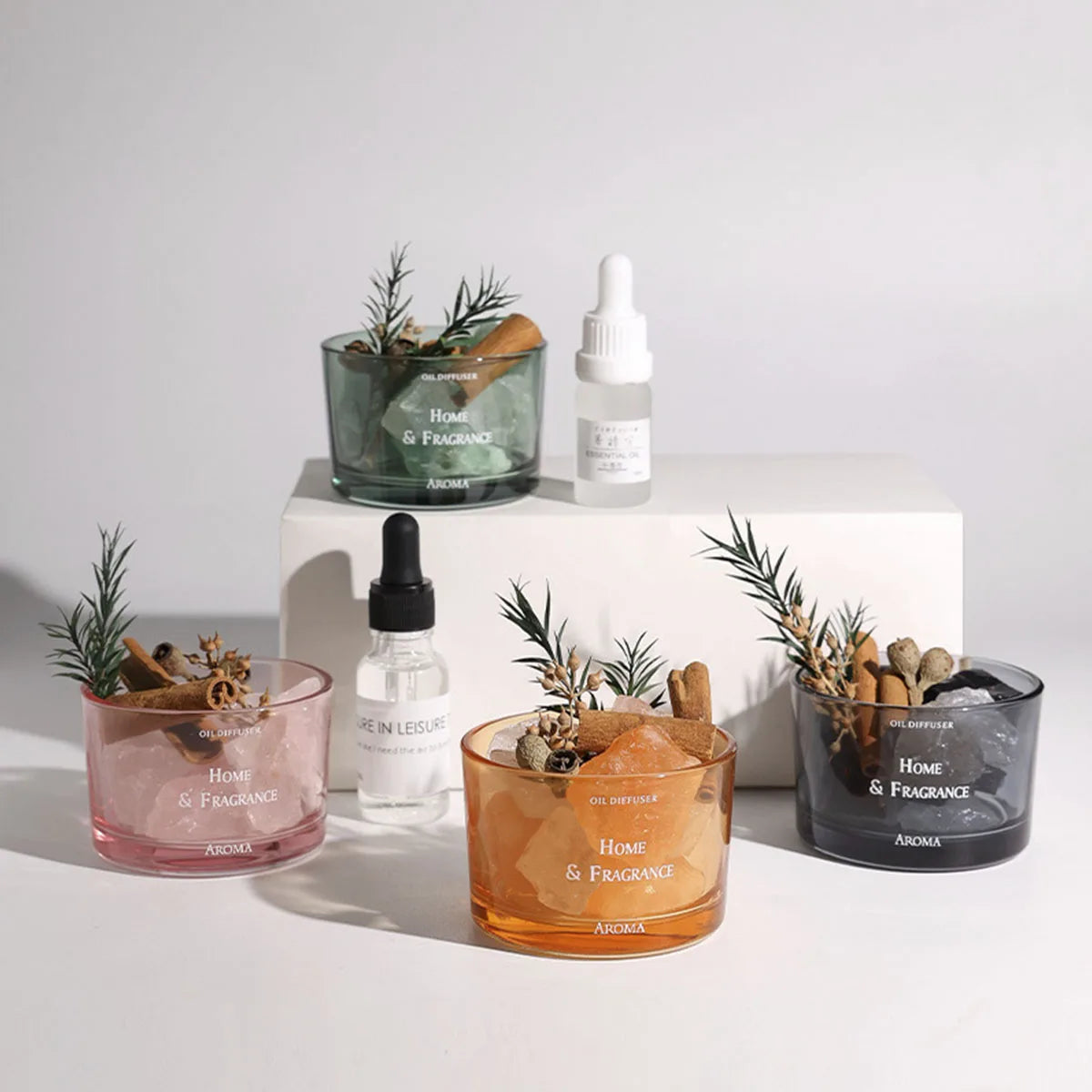 Crystal Stones Essential Oil Diffuser