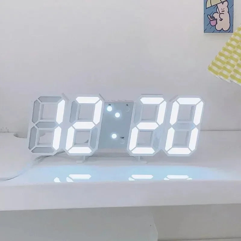 Digital LED Wall Clock Alarm