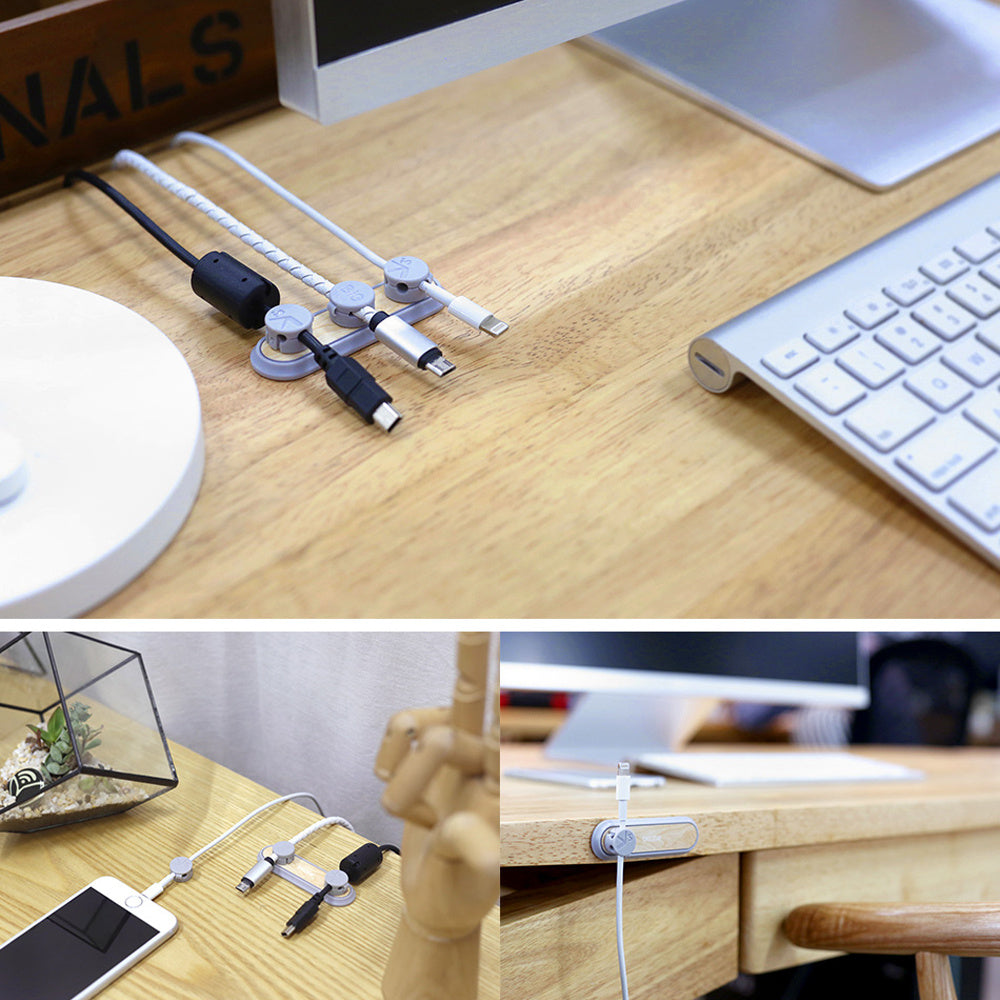 Magnetic USB Cable Organizer Clip