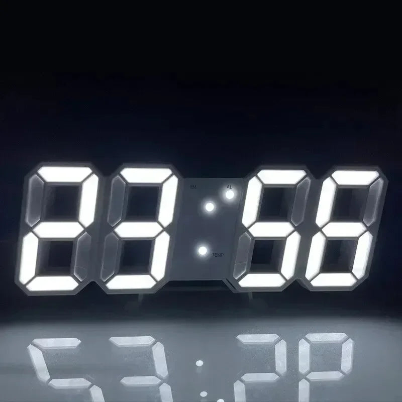 Digital LED Wall Clock Alarm