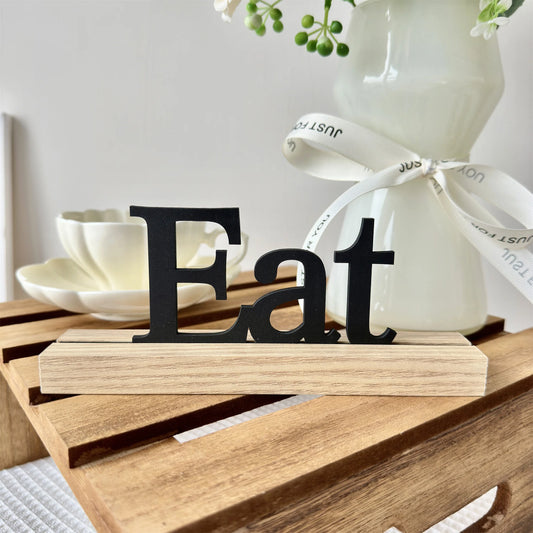 Wood Inspirational Decoration